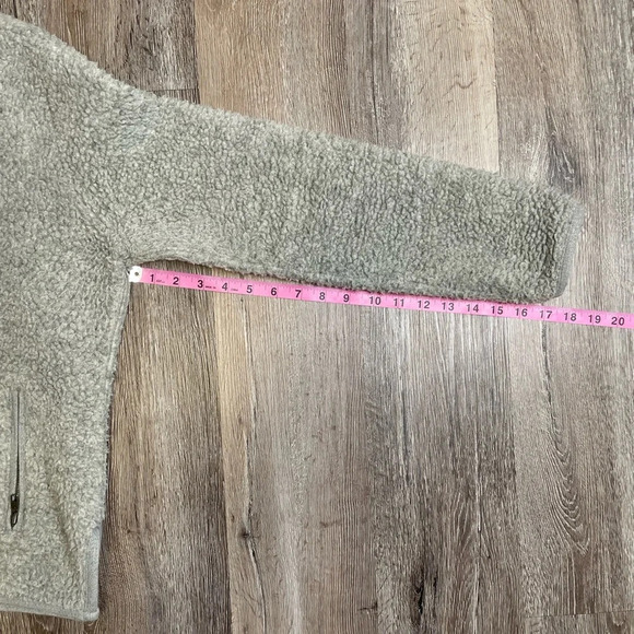 Marine Layer Lady Sherpa Corbet in Heather Grey Size Large Retail $148 - Picture 12 of 13